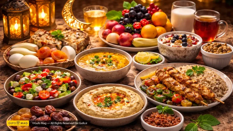 انتخاب بهترین افطار و سحری برای تغذیه سالم در ماه رمضان
