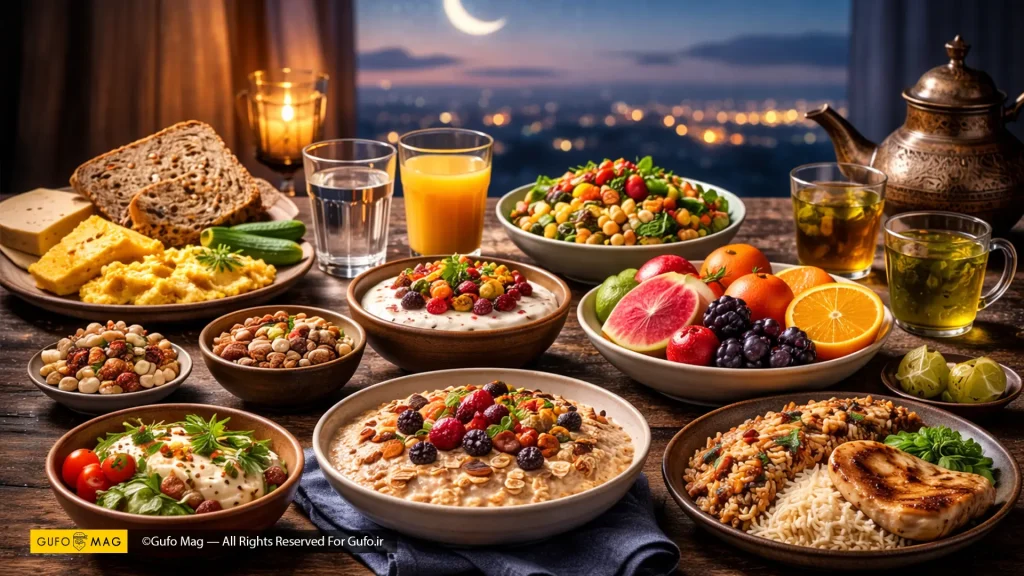 بهترین غذاها برای سحری