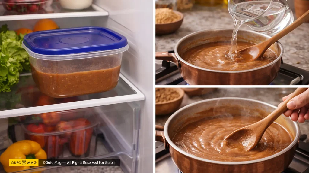 روش نگهداری و گرم کردن مجدد سمنو 