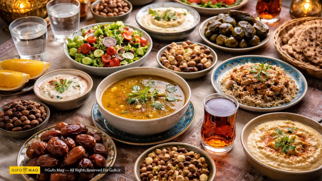 طرز تهیه انواع غذاها برای افطار