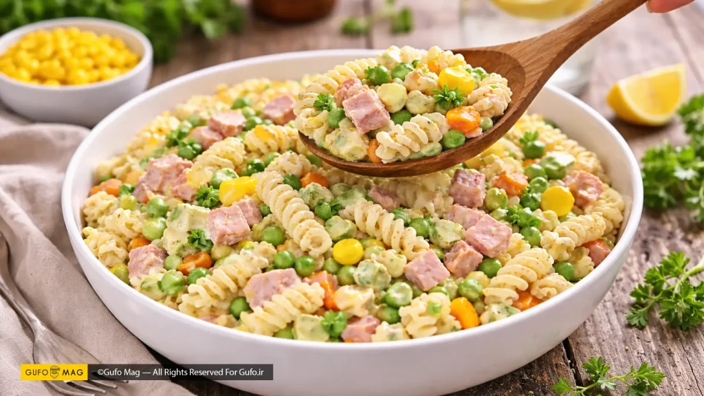 طرز تهیه سالاد ماکارونی
