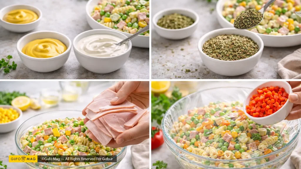  نکات و فوت‌وفن‌ تهیه سالاد ماکارونی