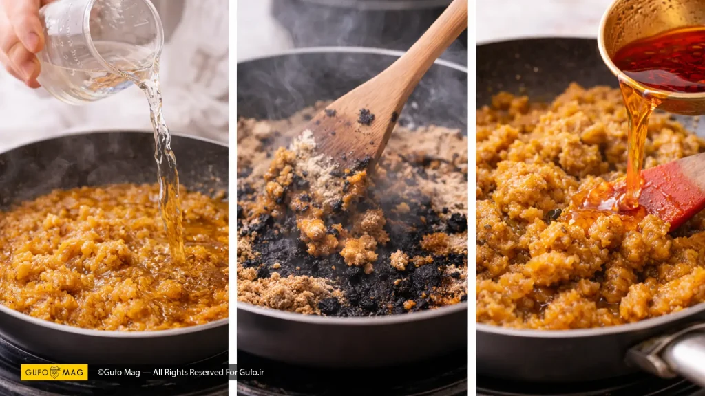 اشتباهات رایج در تهیه حلوا زعفرانی 