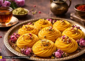 طرز تهیه حلوا زعفرانی