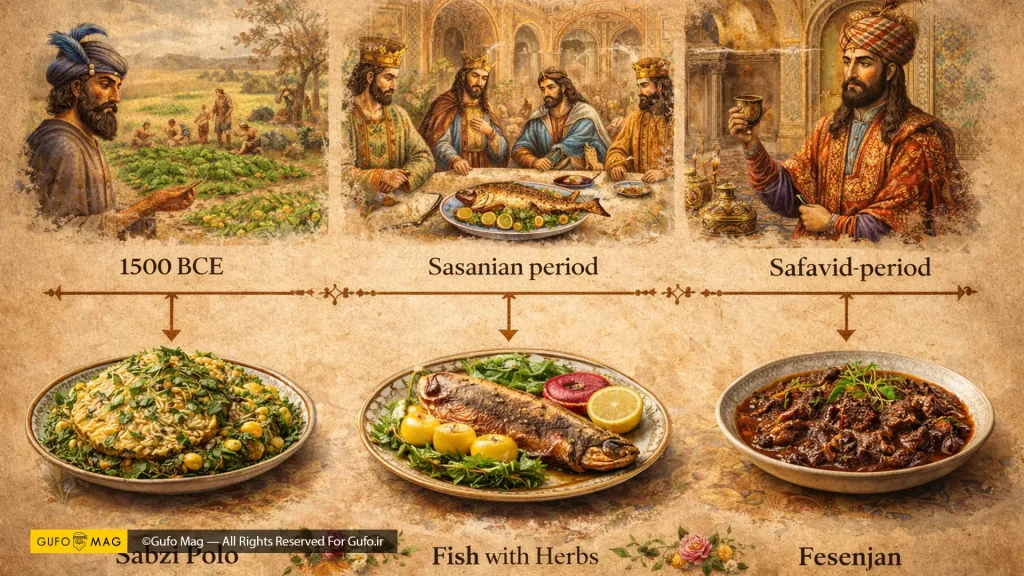 ریشه‌ها و سرآغاز غذاهای نوروزی