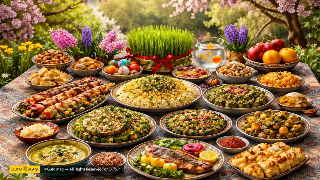  غذاهای نوروزی ایرانی در سفره 