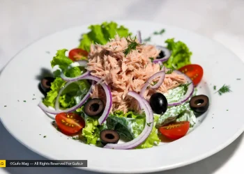 طرز تهیه سالاد تن ماهی