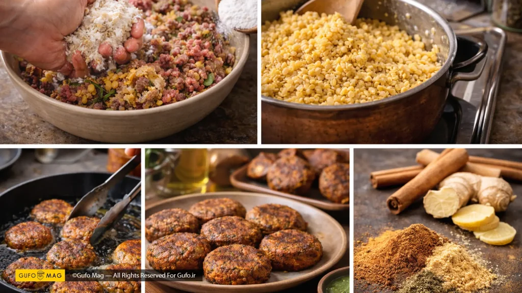 نکات مهم برای پخت شامی کباب