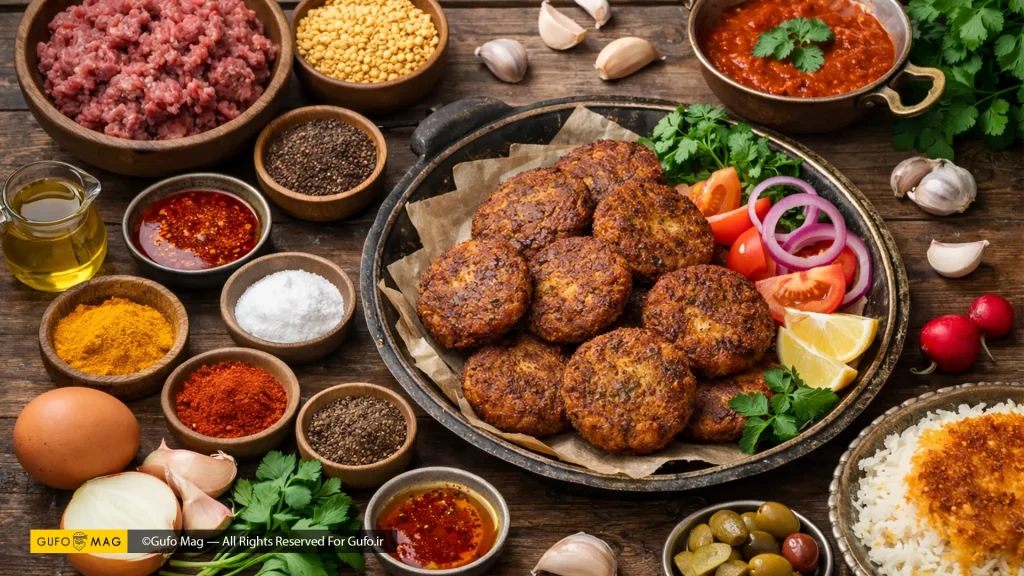 طرز تهیه و نحوه پخت شامی کبابی