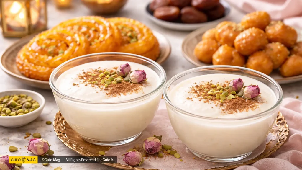 طرز تهیه فرنی در خانه 