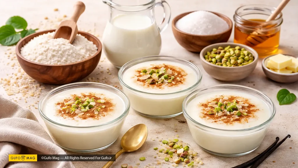 طرز تهیه فرنی با بهترین روش