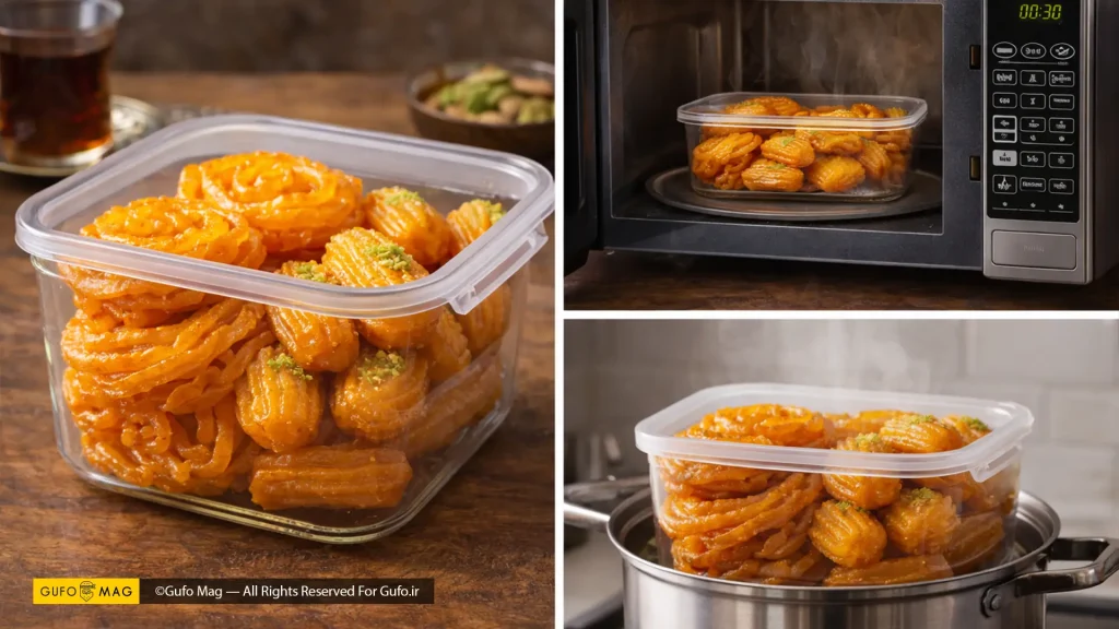 روش نگهداری زولبیا بامیه