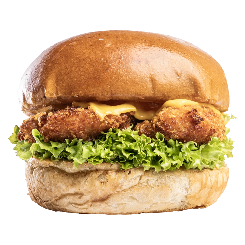 چیکن کریسپی برگر گوفو