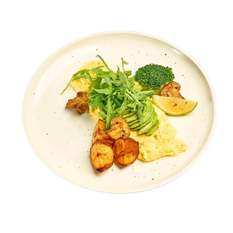 اسکرامبل اِگ با آواوکادو