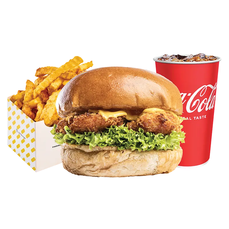 کمبو چیکن برگر